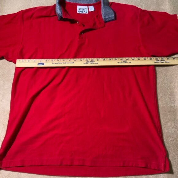 Diport USA Mens Size XL Red Polo Shirt Short Sleeve Belterra Embroidered (E) - Picture 7 of 10